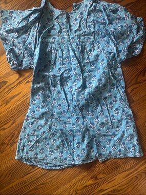 Emerson Fry Light Blue Floral Mini Dress